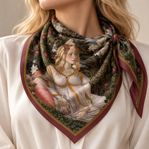 Foulard Botticelli tattoo - 100% seta