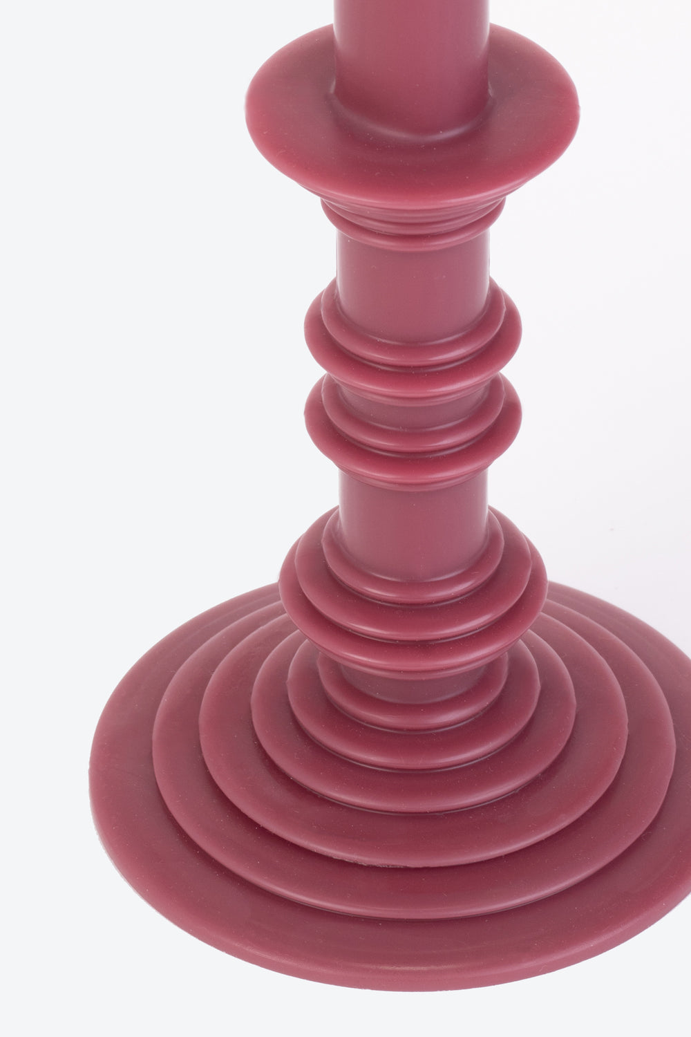 Effimera in Rosa Antico - candela candelabro interamente in cera