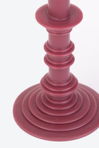 Effimera in Rosa Antico - candela candelabro interamente in cera