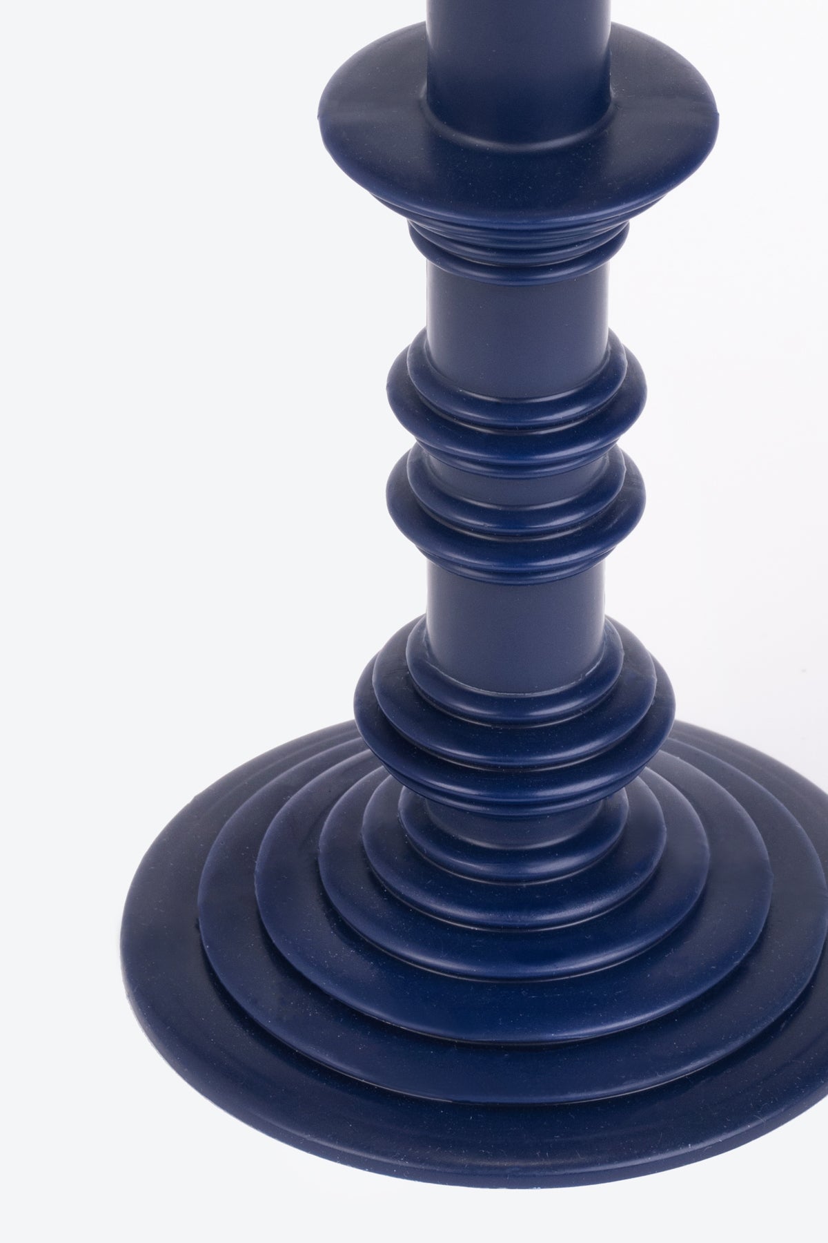 Effimera Blu Royal - candela candelabro interamente in cera