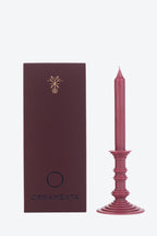 Effimera in Rosa Antico - candela candelabro interamente in cera