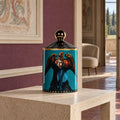 Incantesimo dell'Estremo Oriente - Blu - Portacandela in ceramica con candela profumata