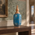 Jerico — vaso decorativo blu grande