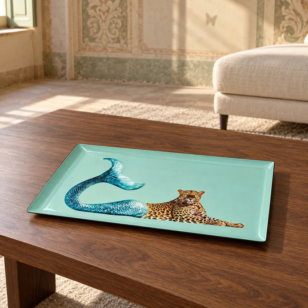 Vassoio rettangolare Gattopardo di mare