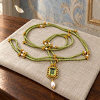 Collana lunga Aurora con ametista