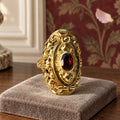 Anello con segreto Marquise Rosso