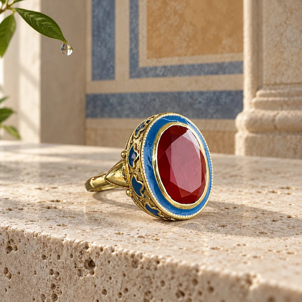 Anello Persia Blu
