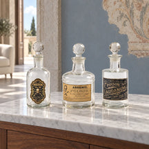 Poison — set di 3 boccette decorative in vetro
