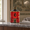 Incantesimo dell’Europa Orientale - Rosso - Portacandela in ceramica con candela profumata