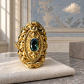 Anello con segreto Marquise Blu