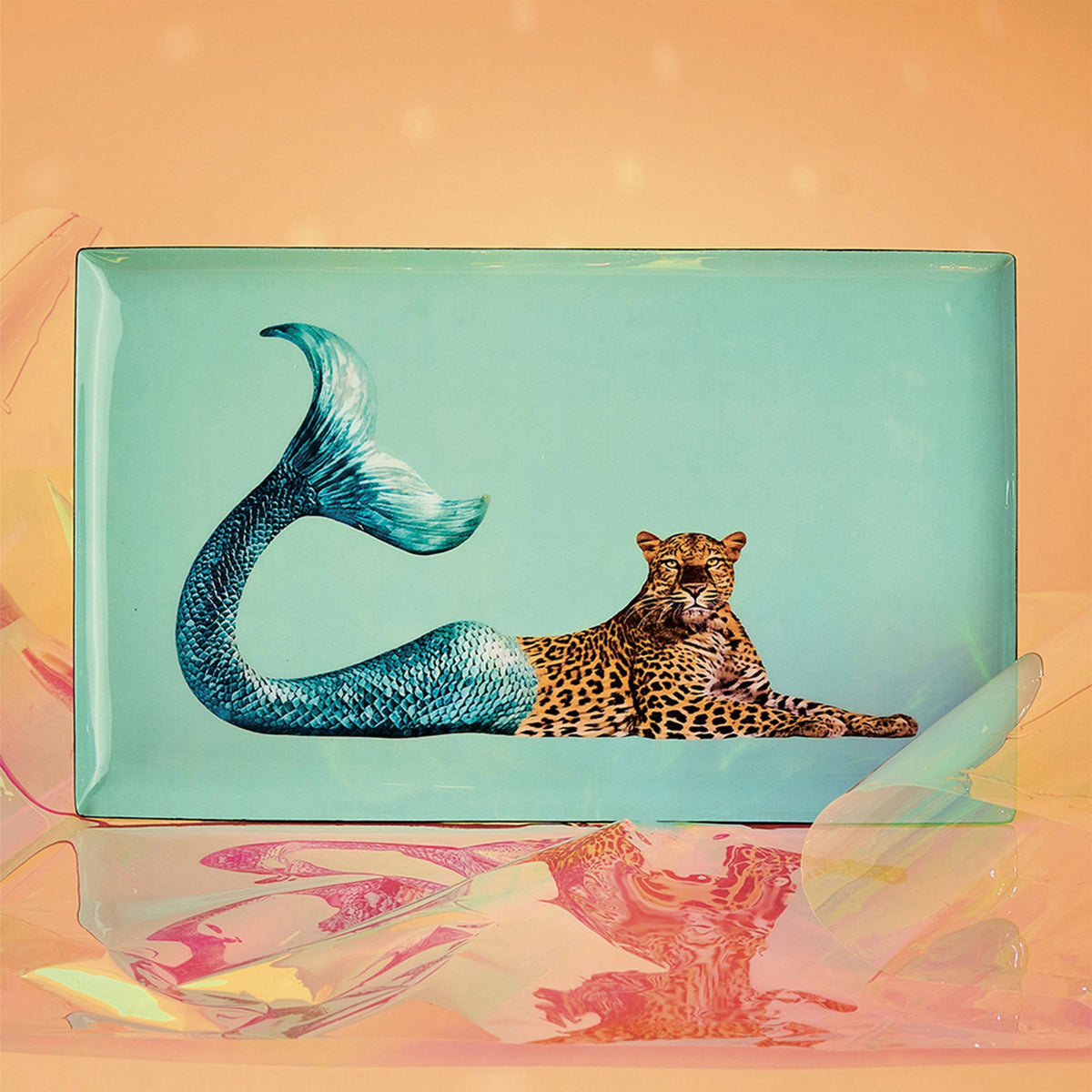 Vassoio rettangolare Gattopardo di mare