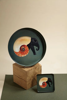 Vassoio tondo Conchigliante