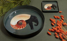 Vassoio tondo Conchigliante