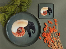 Vassoio tondo Conchigliante