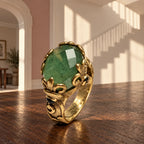 Vendôme Verde in un interno avorio e rosa, attraversato dall’ombra di una scala impossibile.