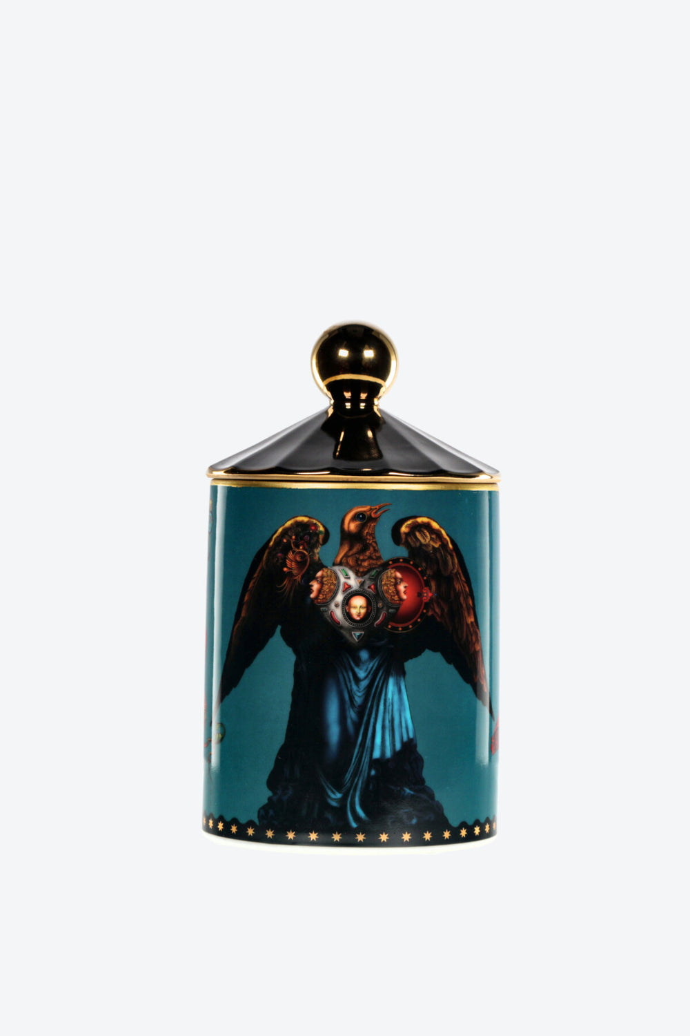 Incantesimo dell'Estremo Oriente - Blu - Portacandela in ceramica con candela profumata
