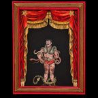L'uomo tatuato - opera d'arte tridimensionale pezzo unico firmato