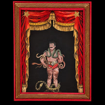 L'uomo tatuato - opera d'arte tridimensionale pezzo unico firmato
