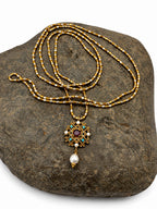 Collana lunga Isabella con pendente decorato