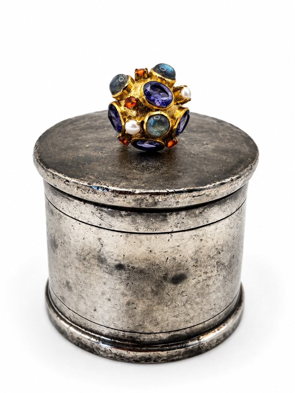 Anello Sultano multipietra regolabile