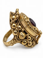 Anello con segreto Marquise Rosso