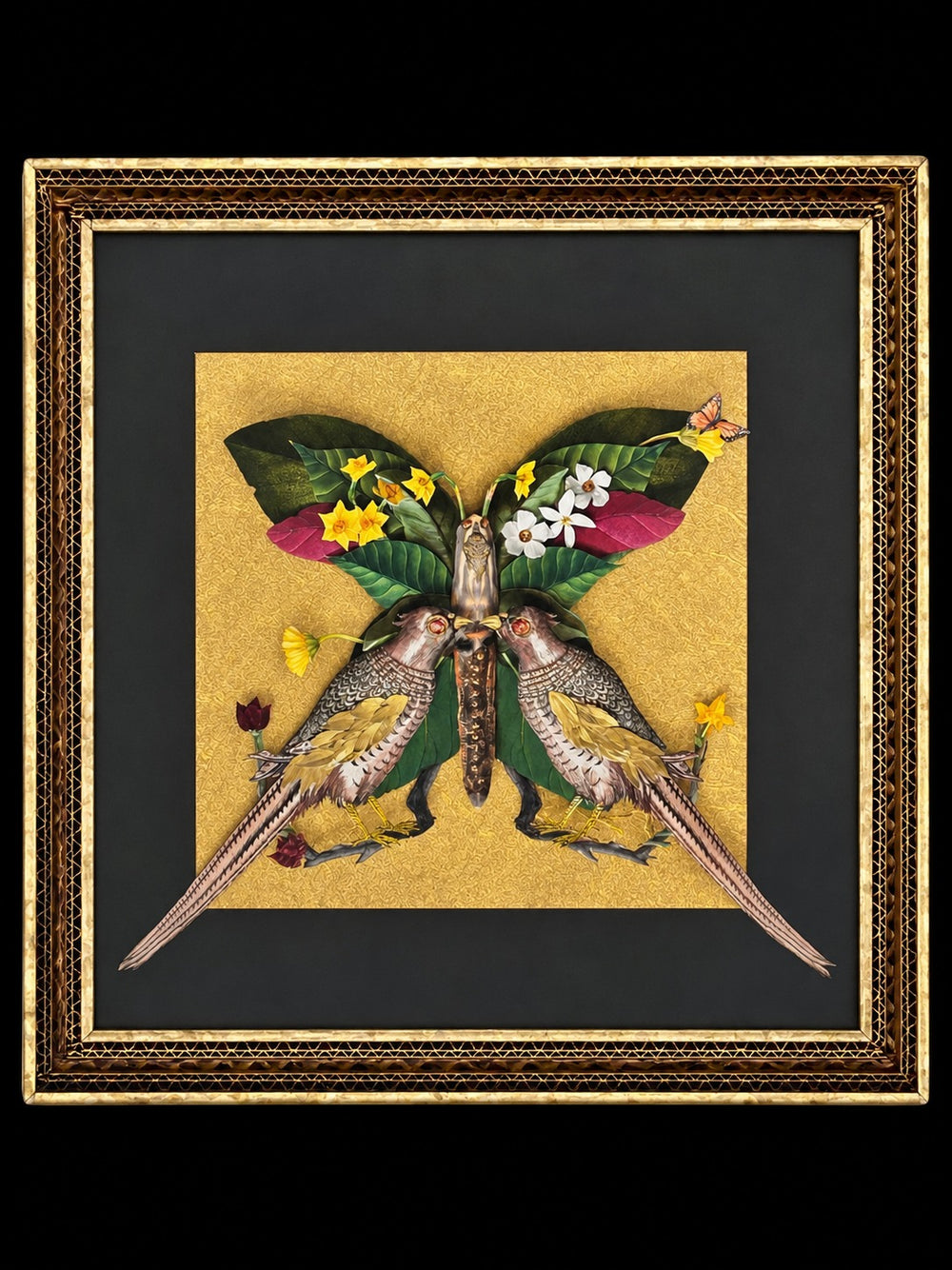 Farfalla Fagiani - opera d'arte tridimensionale pezzo unico firmato