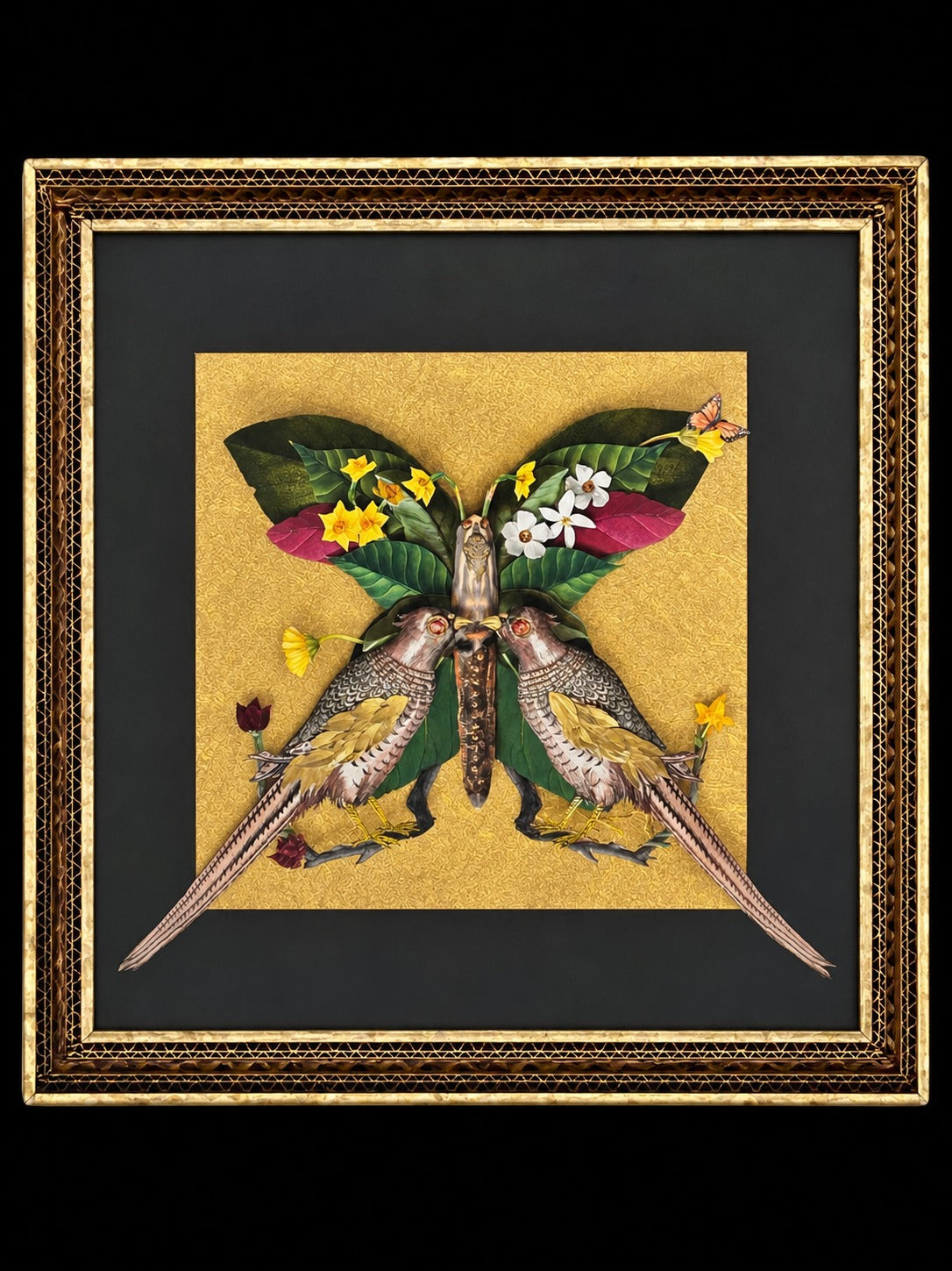 Farfalla Fagiani - opera d'arte tridimensionale pezzo unico firmato