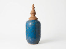 Jerico — vaso decorativo blu grande