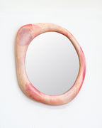 Specchio Acero in rosa