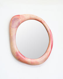 Specchio Acero in rosa