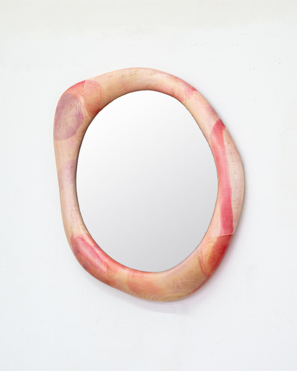 Specchio Acero in rosa